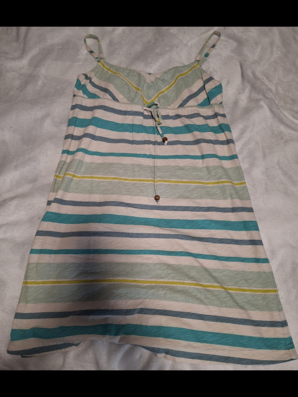 Tommy Bahama Striped Tank with Aqua, Teal & Blue Bands